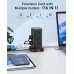 Surge Protector Power Strip 10 FT Cord, Power Strip Tower with 4 USB Ports (1USB C), Extension Cord with 12 AC Multiple Outlets, Home Office Supplies Desk Accessories, Dorm Room Essentials