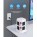 Power Strip Tower Anntane Surge Protector with 8 Widely Spaced Outlets 4 USB Ports Power Strip with USB Long Extension Cord 6.5FT Desktop Charging Station for Home, Office, Dorm Room Essentials